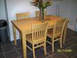£120 - DINING TABLE and 4 Chairs, 