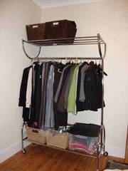 Sturdy metal clothes rail from Next
