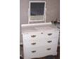 solid wood chest of (3) drawers,  with mirror,  approx 5....