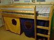 CHILD'S BED mid sleeper shorty pine wood,  Includes....