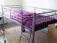 MEDIUM HIGH sleeper bed,  grey metal L203cms,  H103cms, ....