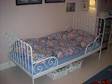 Ikea Childs Metal Framed Bed. 6 Month Old Childs Bed. 3....