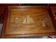 MARQUETRY TRAY: A nice piece of marquetry picture work....